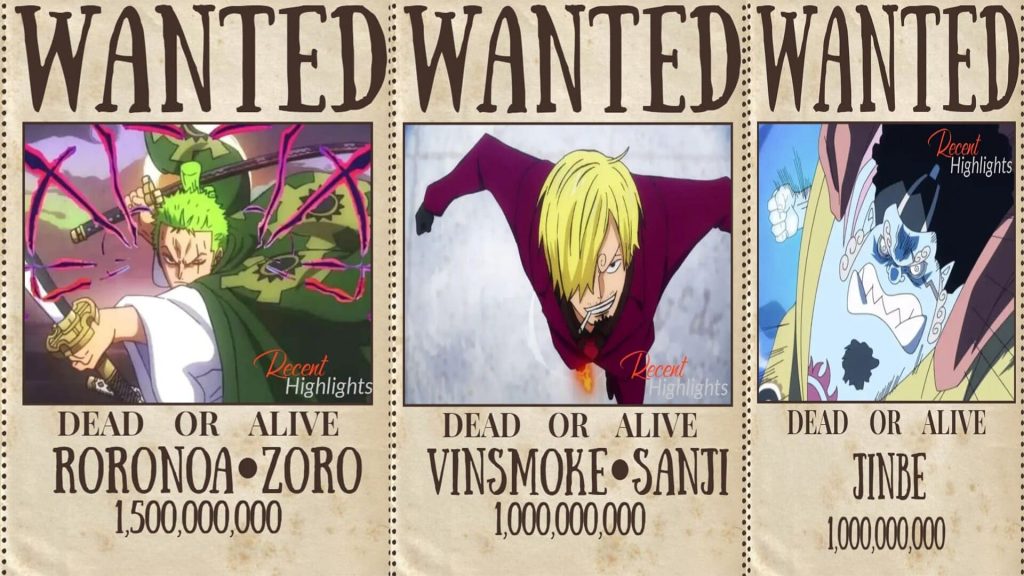 Bounty Of Zoro, Sanji, Jinbe