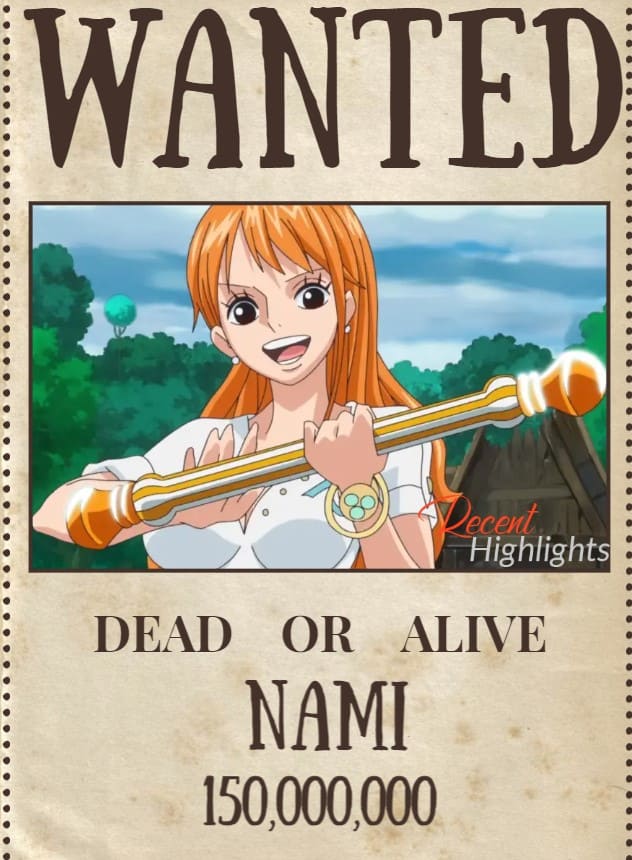 Nami Bounty After Wano
